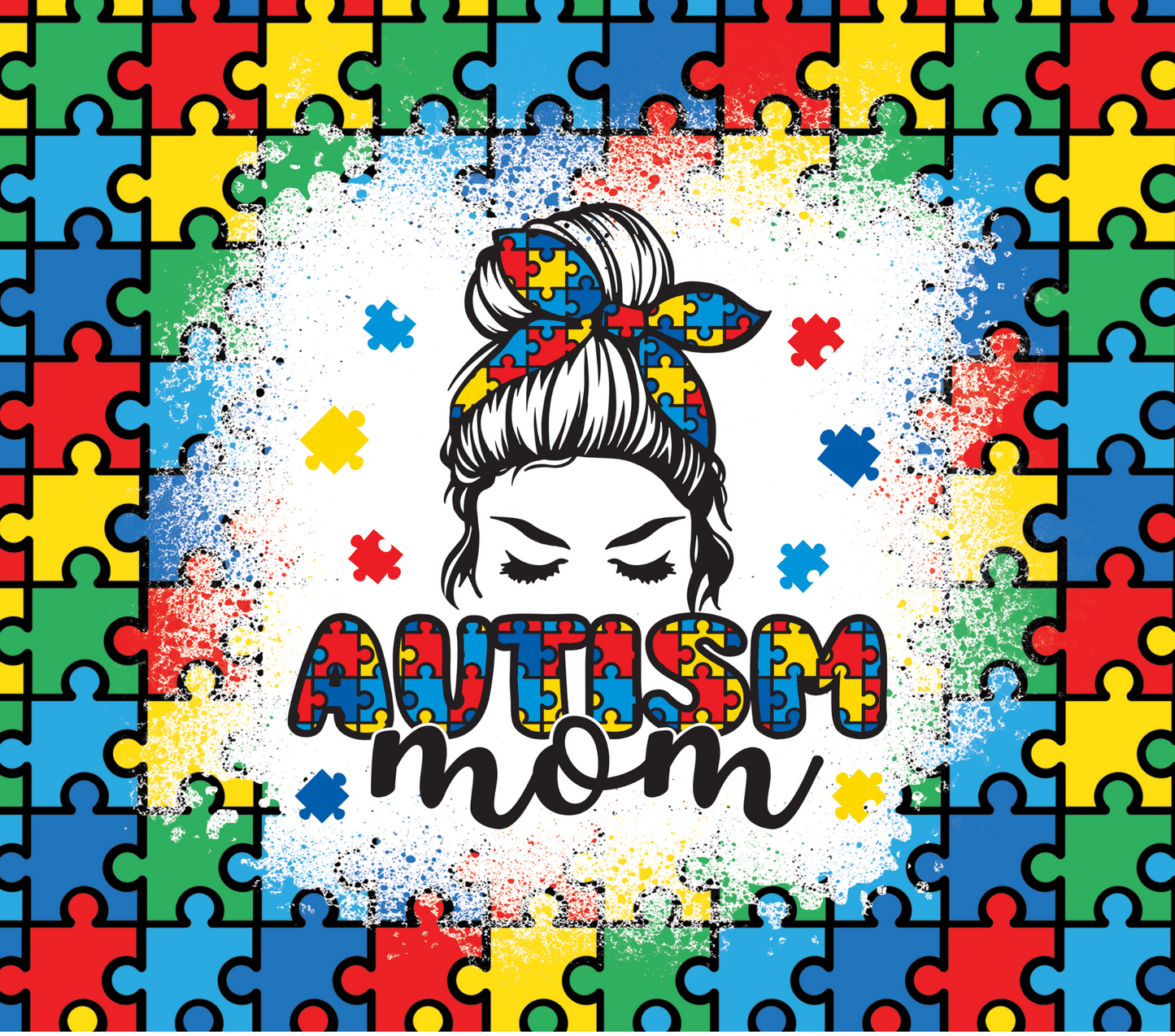 Autism mom 3 Tumbler