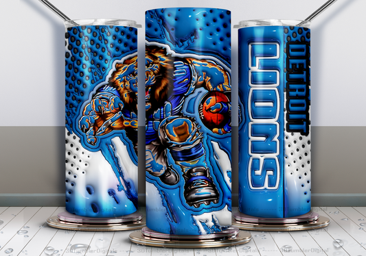 Detroit Lions 20 oz tumbler