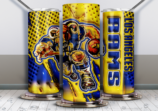 Los Angeles Rams 20 oz tumbler