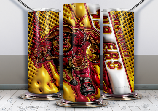 San Francisco 49ers 20 oz tumbler