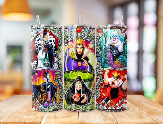 Disney Villains  tumbler