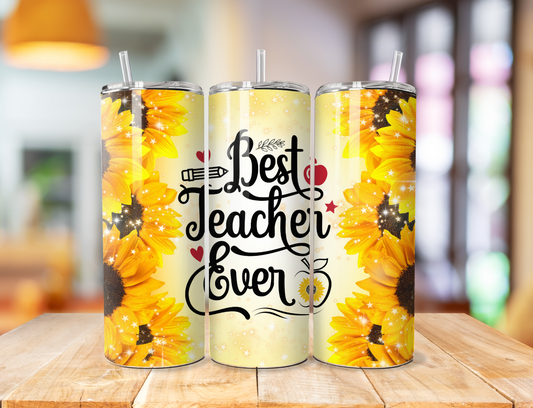 Best teacher ever Tumbler 3