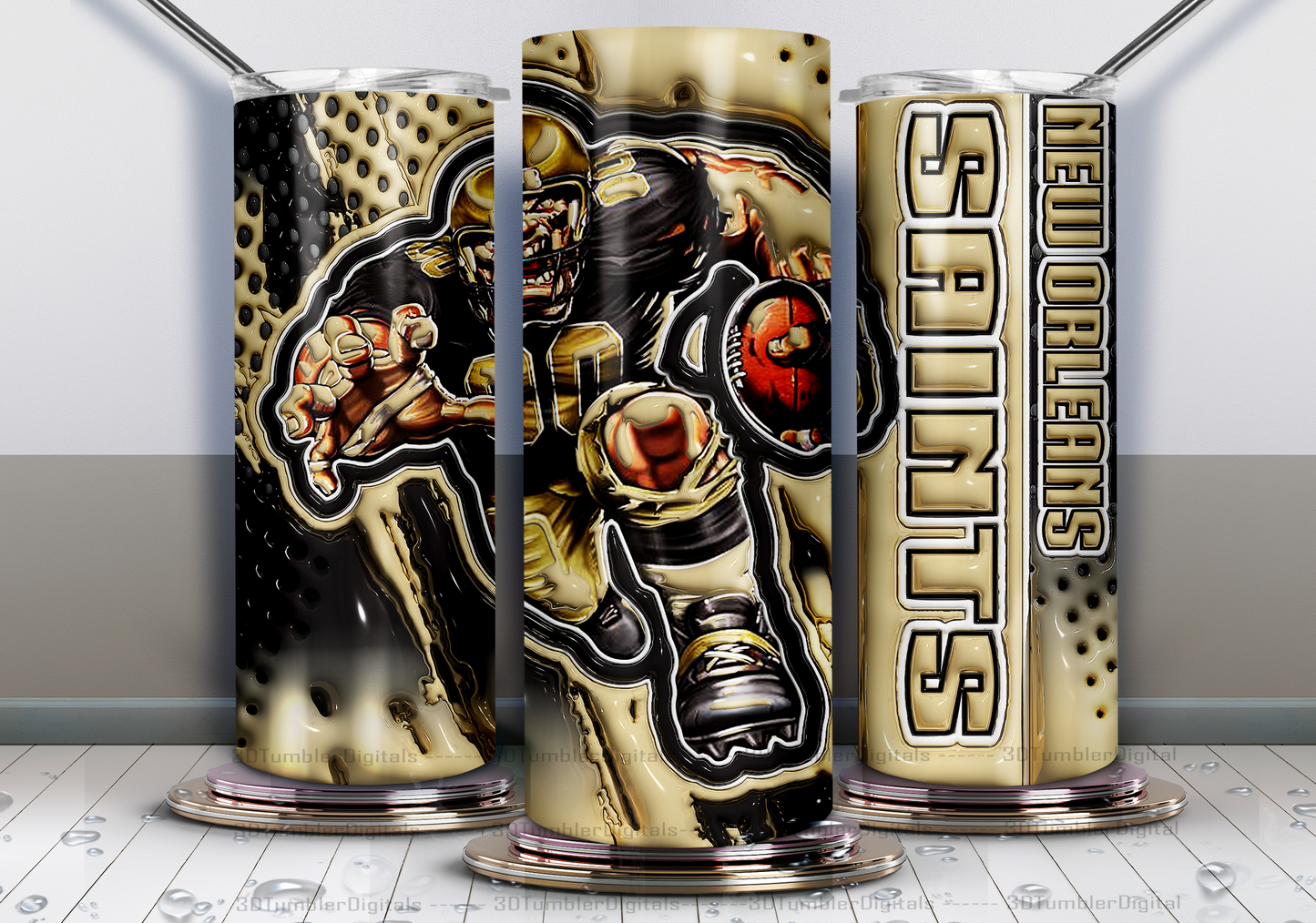 New Orleans Saints 20 oz tumbler