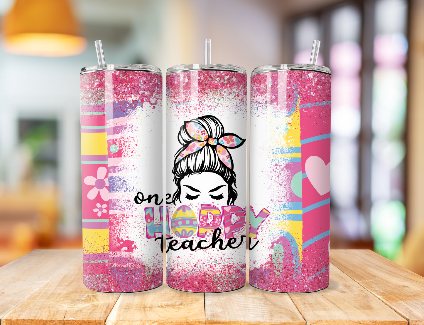 One Hoppy Teacher  Tumbler