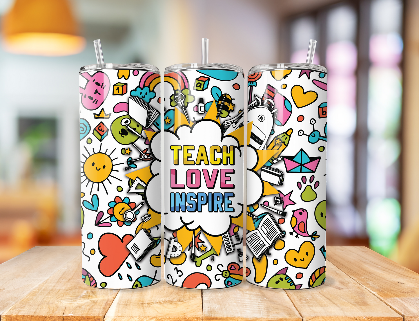 Teach love inspire 7 Tumbler