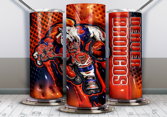 Denver Broncos 20 oz tumbler