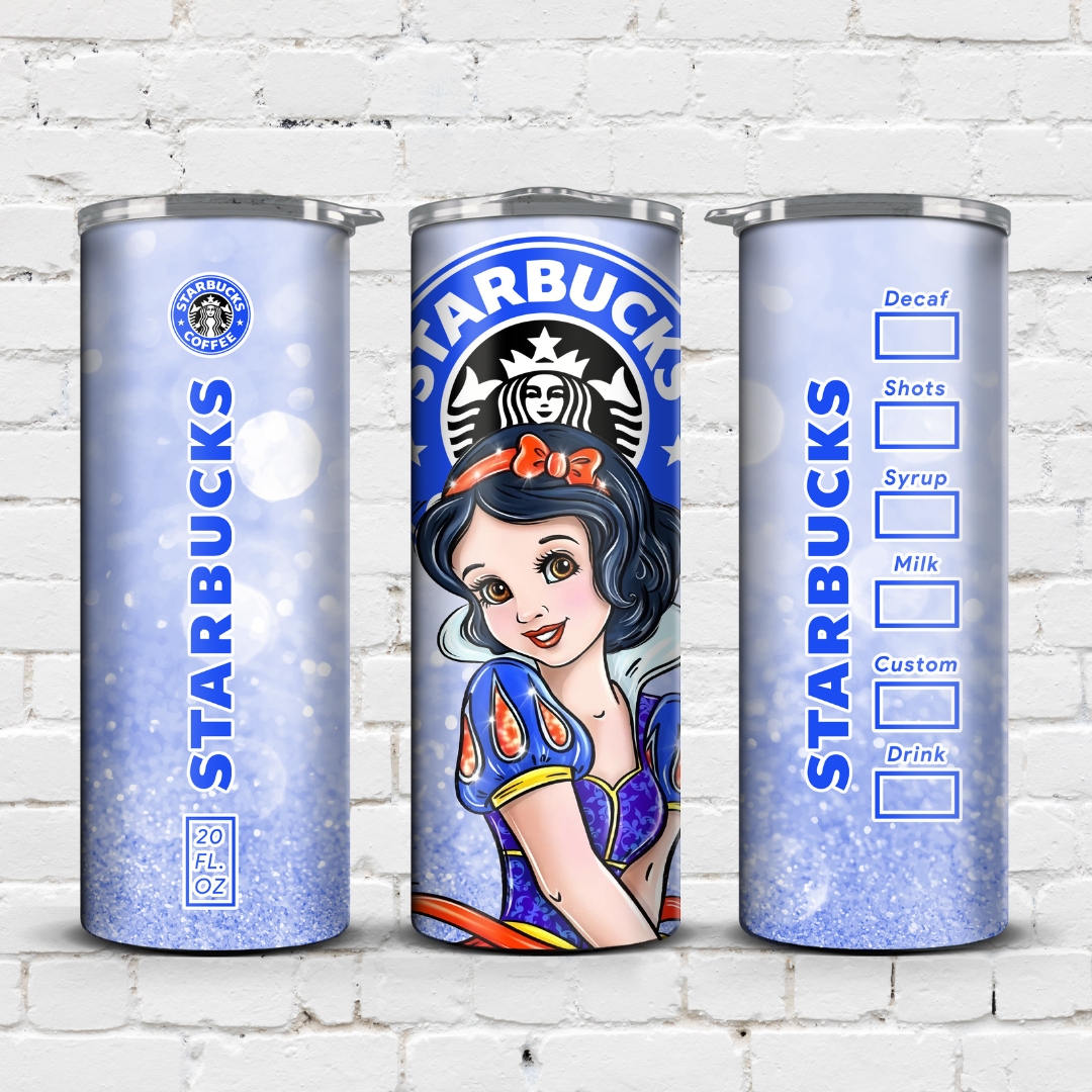 Snow White Starbucks tumbler