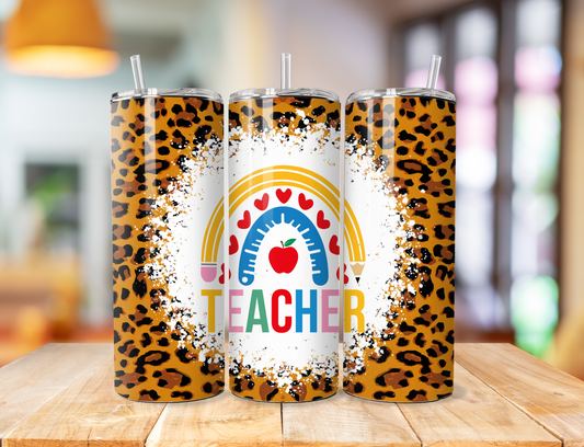 Teacher cheetah Tumbler
