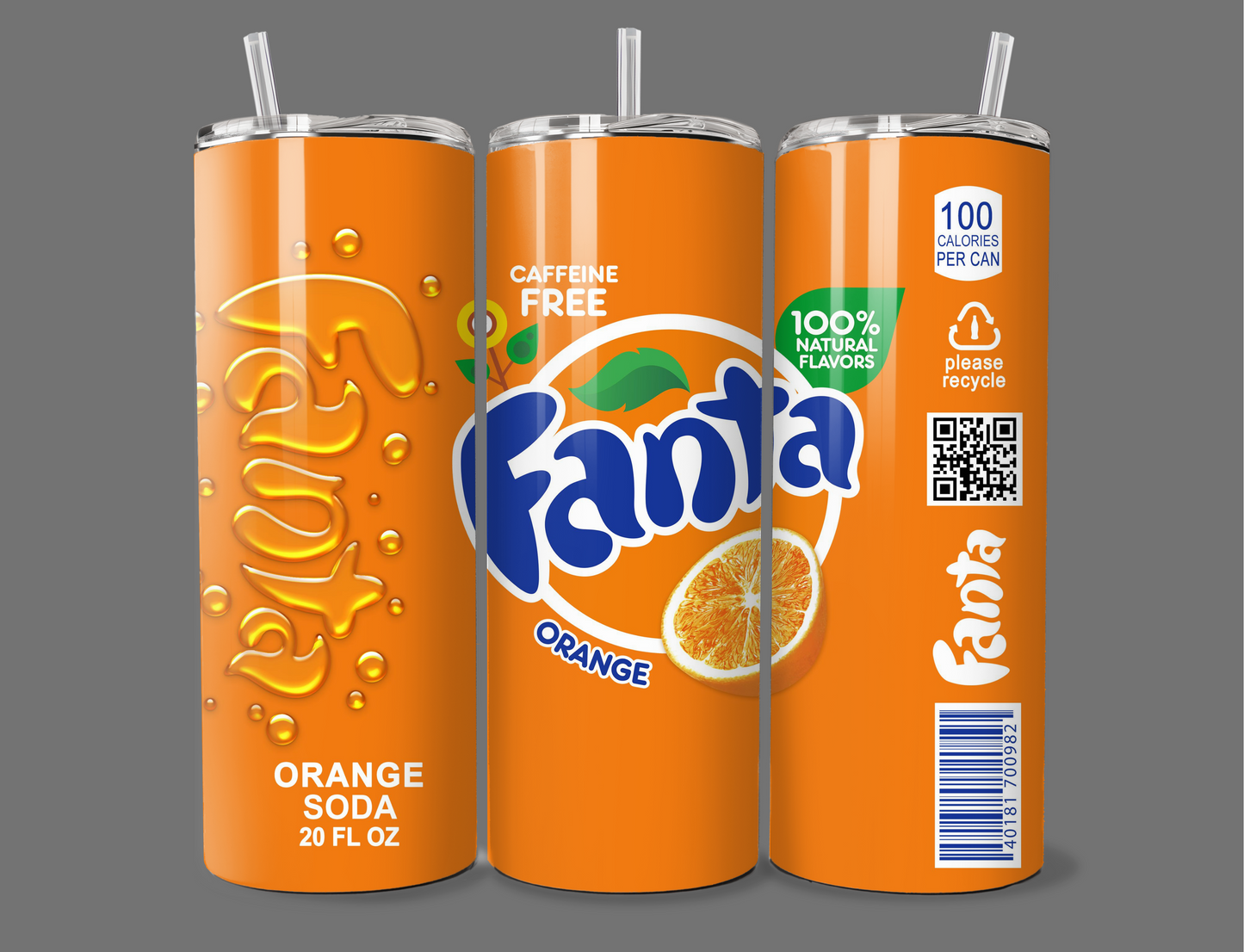 Orange Fanta Tumbler