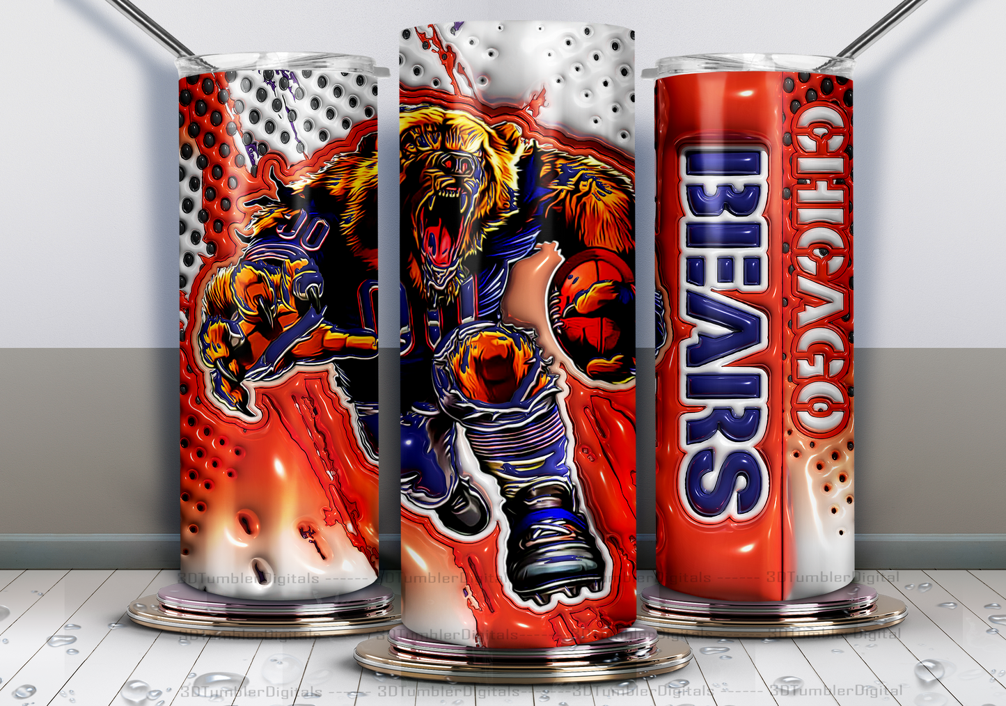 Chicago Bears 20 oz tumbler