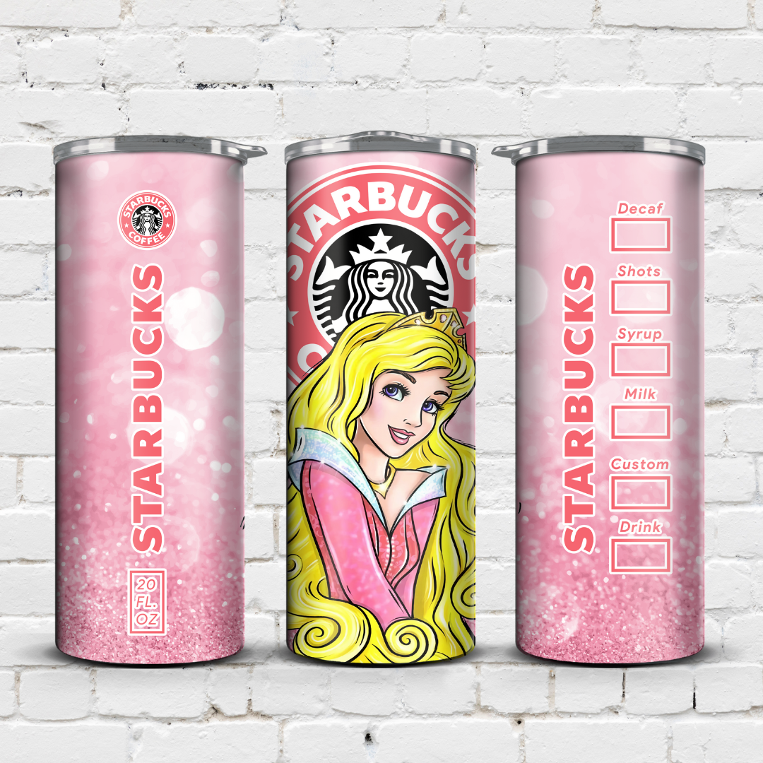 Sleeping Beauty Starbucks tumbler