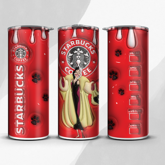 Cruella Starbucks theme