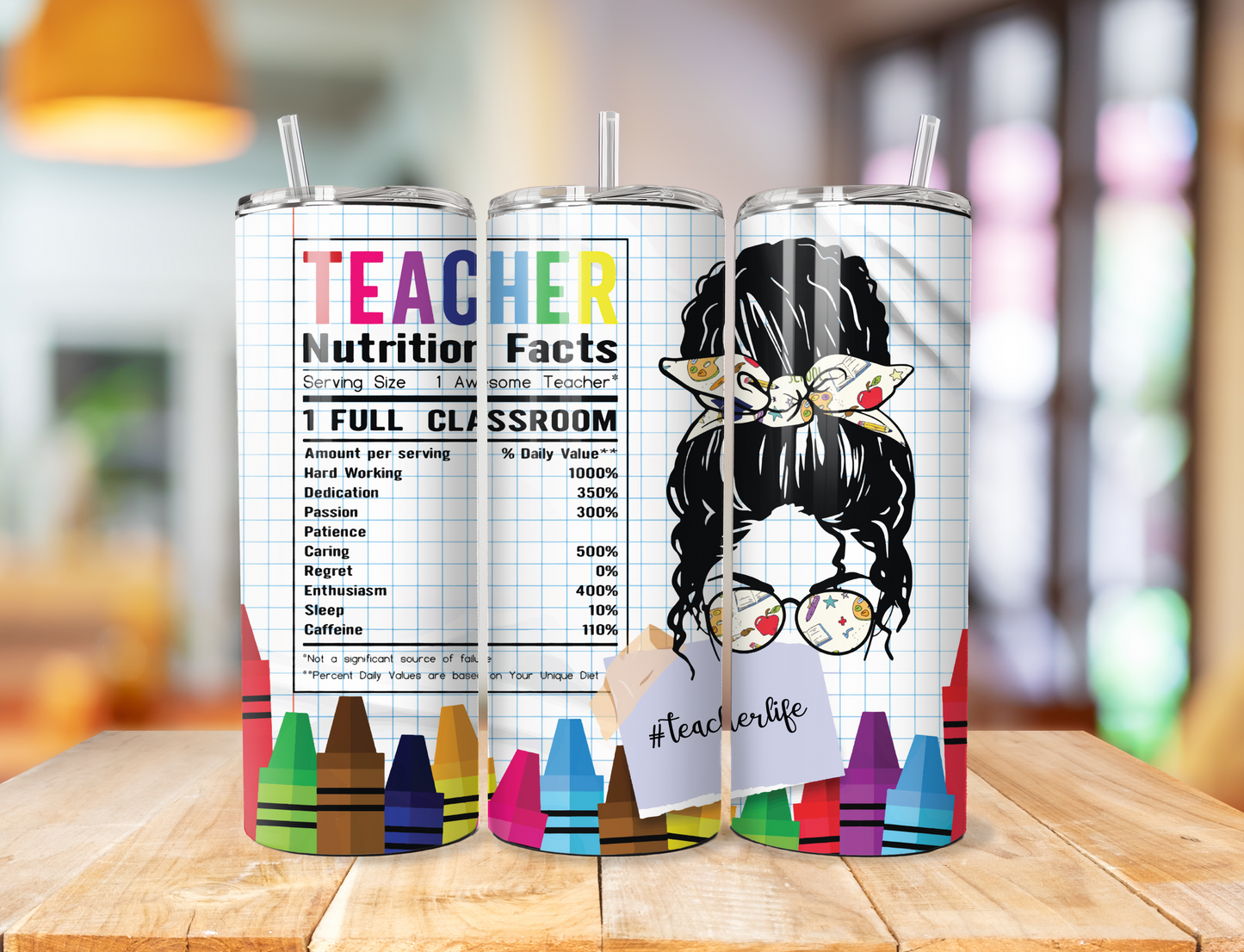 Teacher nutrition Tumbler