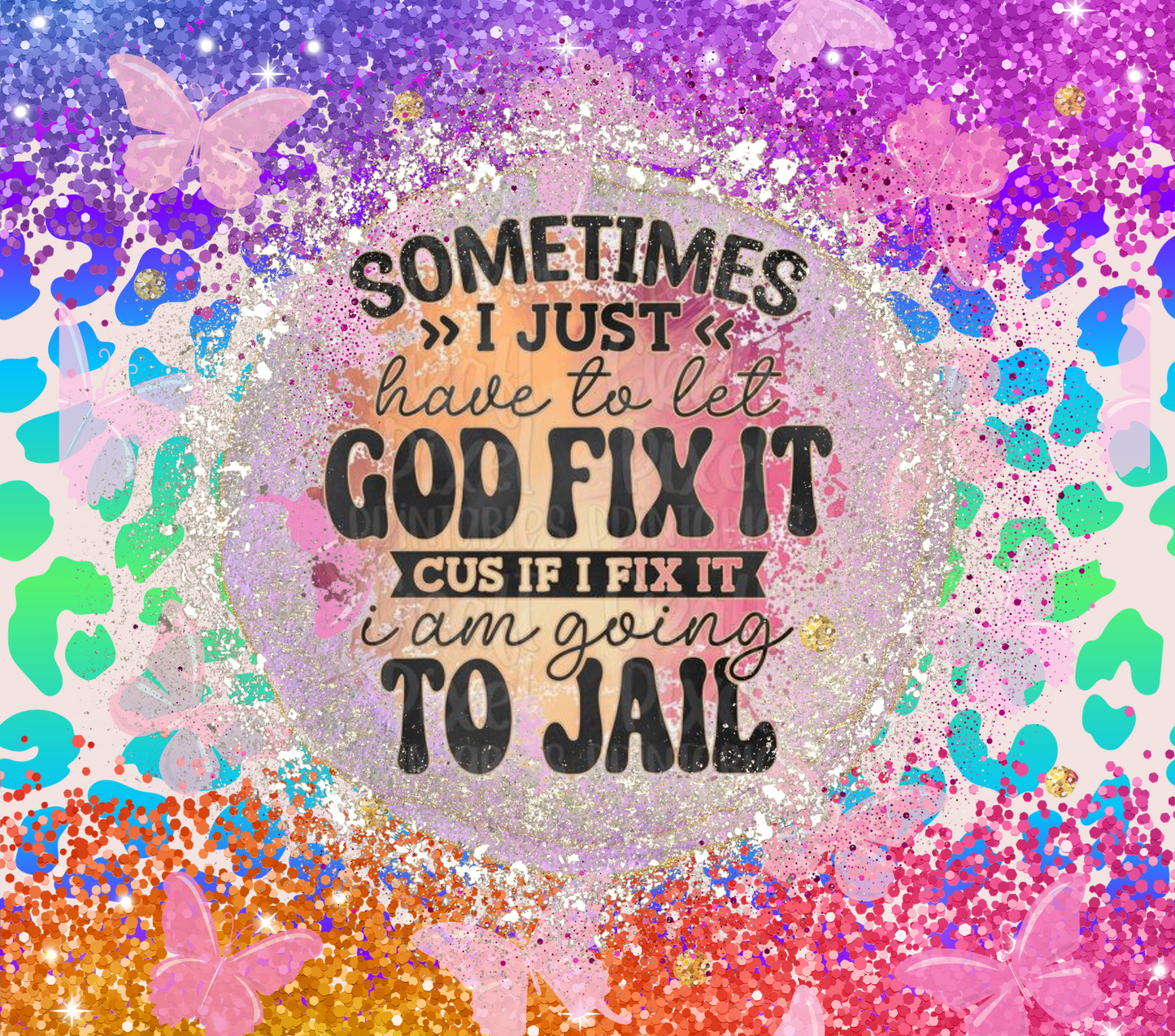 Sometimes I have to let God fix it cuz if I fix it i am going to jail