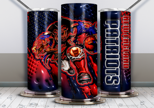 New England Patriots 20 oz tumbler