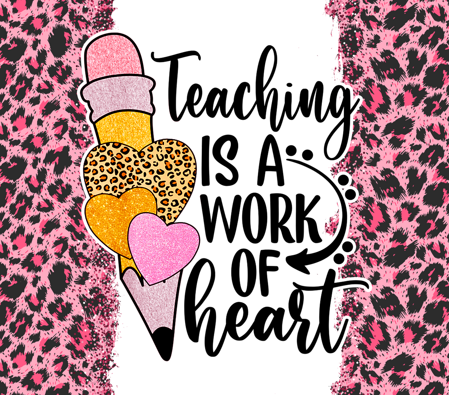 Teaching is a work of heart Tumbler