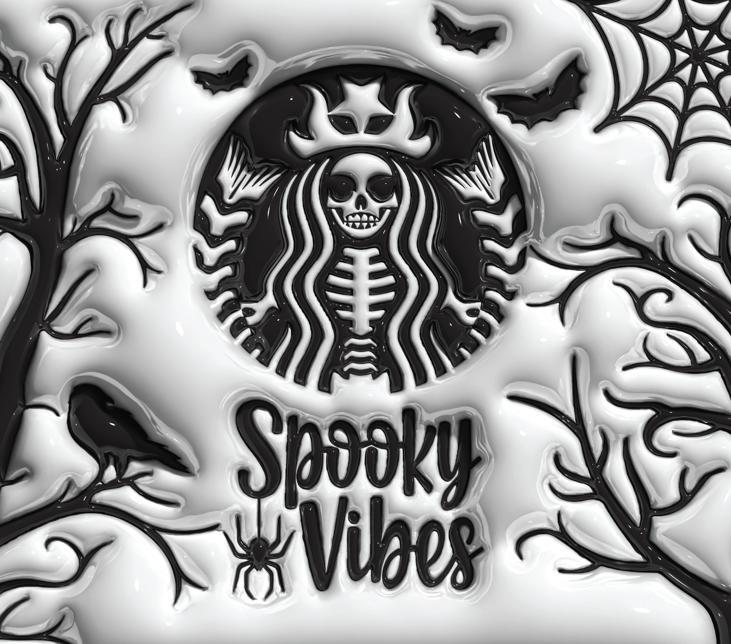 Spooky vibes 2 Starbucks theme