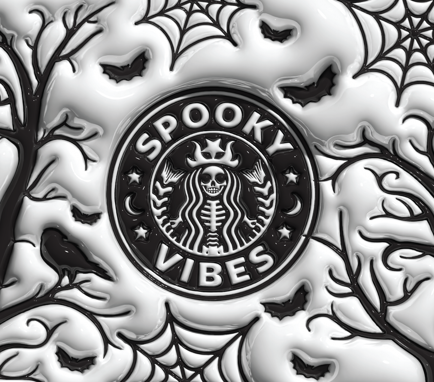 Spooky vibes 1 Starbucks theme