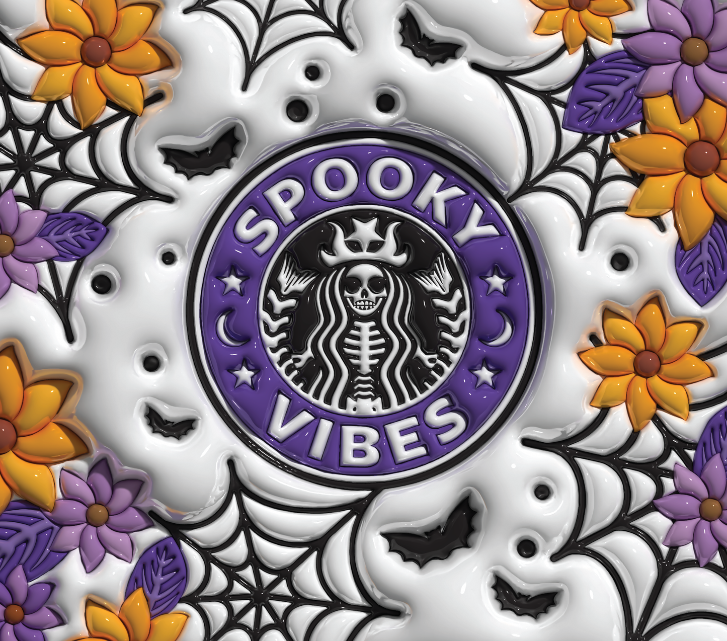 Spooky vibes 3 Starbucks theme