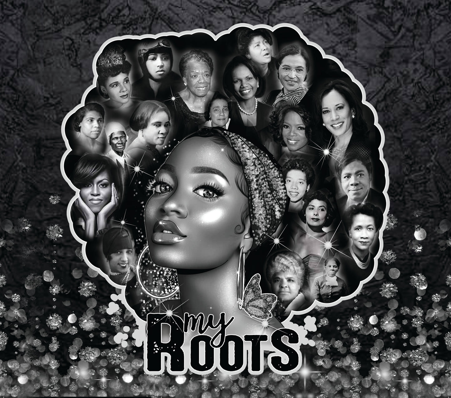 Roots cups iconic black women